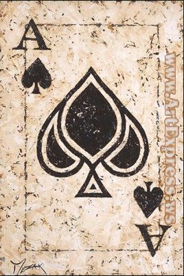 Trevor Mezak Ace Of Spades 50% Off - Artexpress.ws