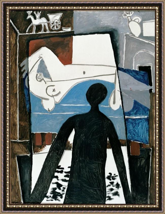 Framed Pablo Picasso the shadow painting