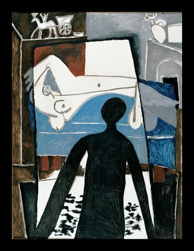 Framed Pablo Picasso the shadow painting