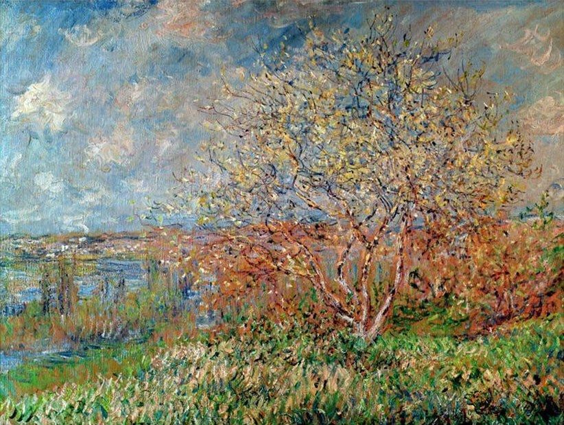 Claude Monet Spring 1880 50% off - ArtExpress.ws