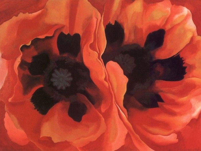 Georgia O'Keeffe Oriental Poppies 1928 50% off - ArtExpress.ws