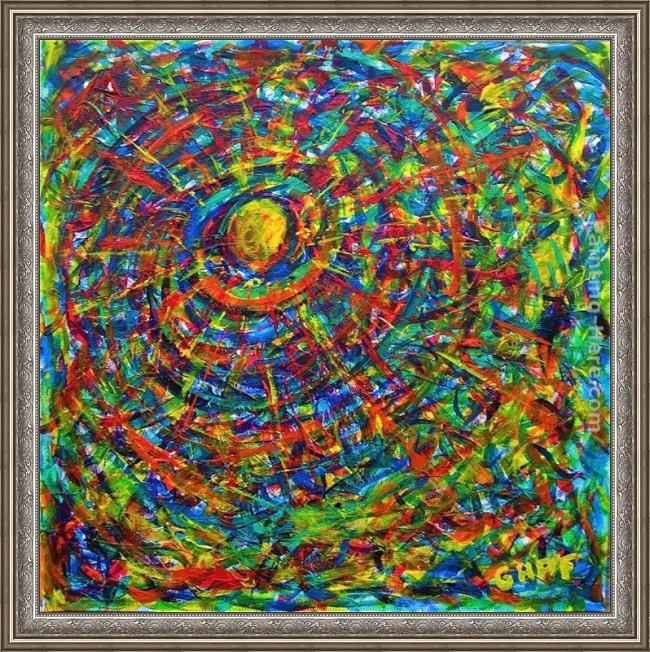 Framed 2011 a new day painting