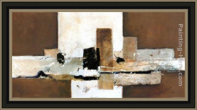 Framed 2011 abstract vii painting