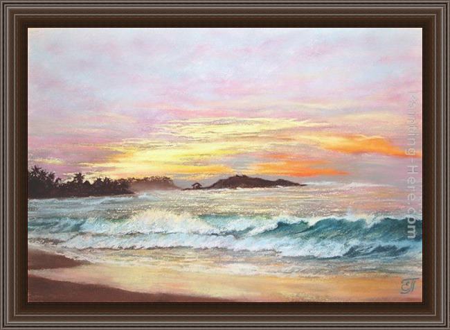 Framed 2011 sound of sunrise painting