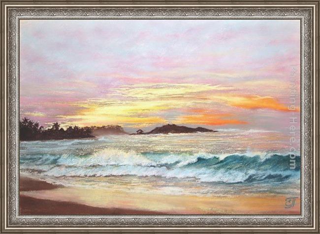 Framed 2011 sound of sunrise painting