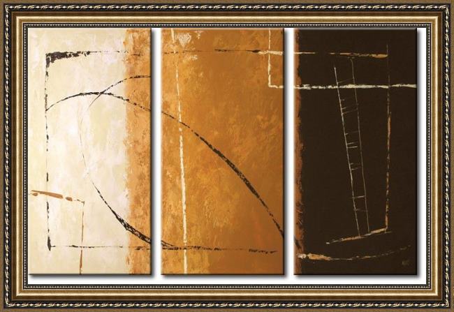 Framed Abstract  painting
