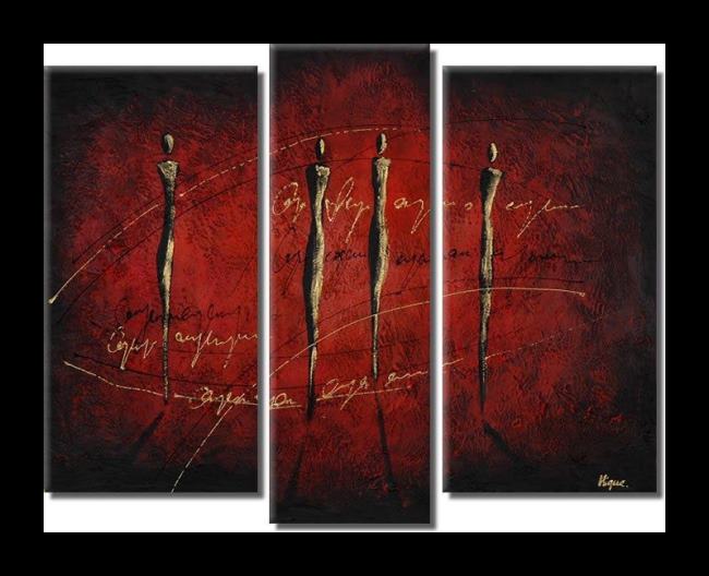 Framed Abstract 91128 painting