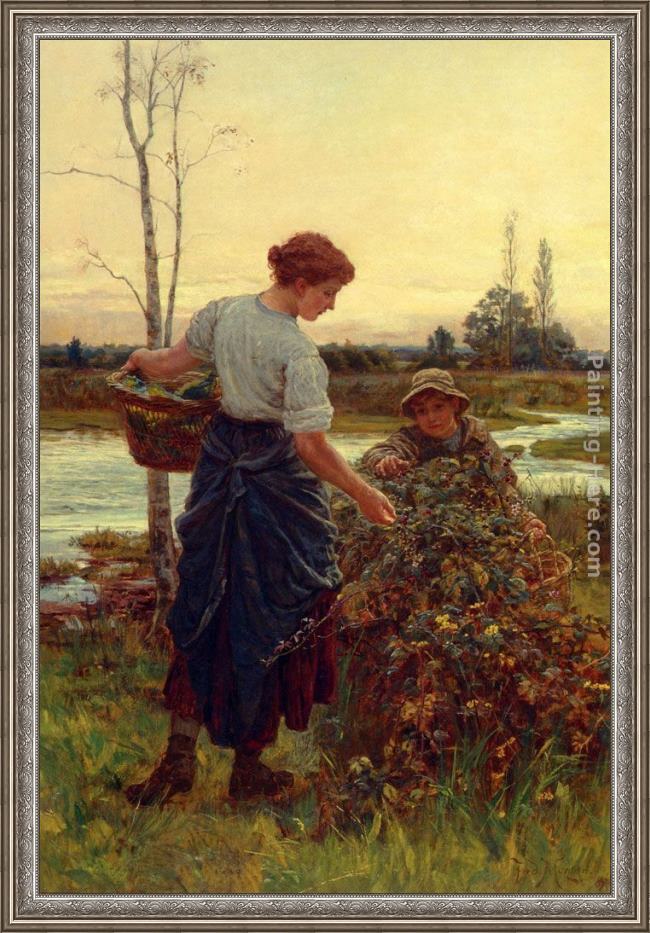 Framed Frederick Morgan the harvest painting