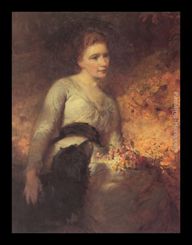 Framed George Elgar Hicks jane isabella baird (villers) painting
