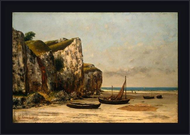Framed Gustave Courbet the origin of the world painting