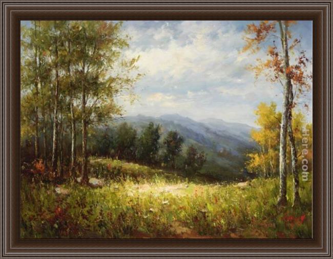 Framed Hulsey apra il vicolo painting