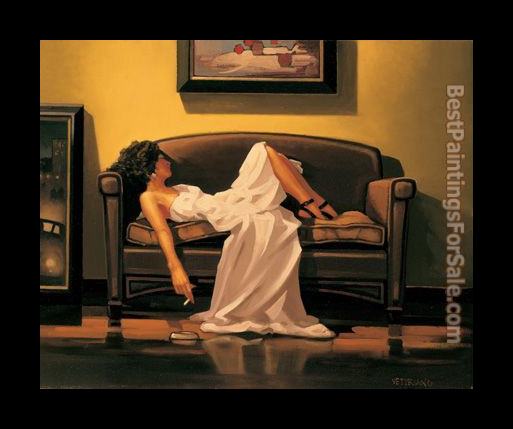 Framed Jack Vettriano after the thrill is gone painting