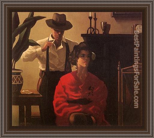 Framed Jack Vettriano candy and mr smith painting