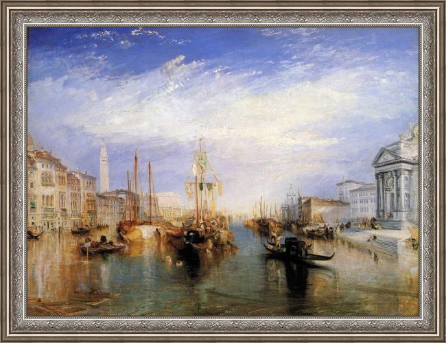 Framed Joseph Mallord William Turner the grand canal venice painting