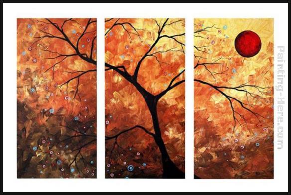 Framed landscape the golden spot painting