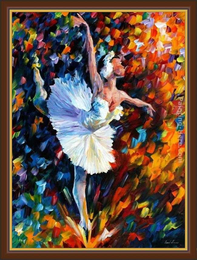Framed Leonid Afremov dance of the soul painting
