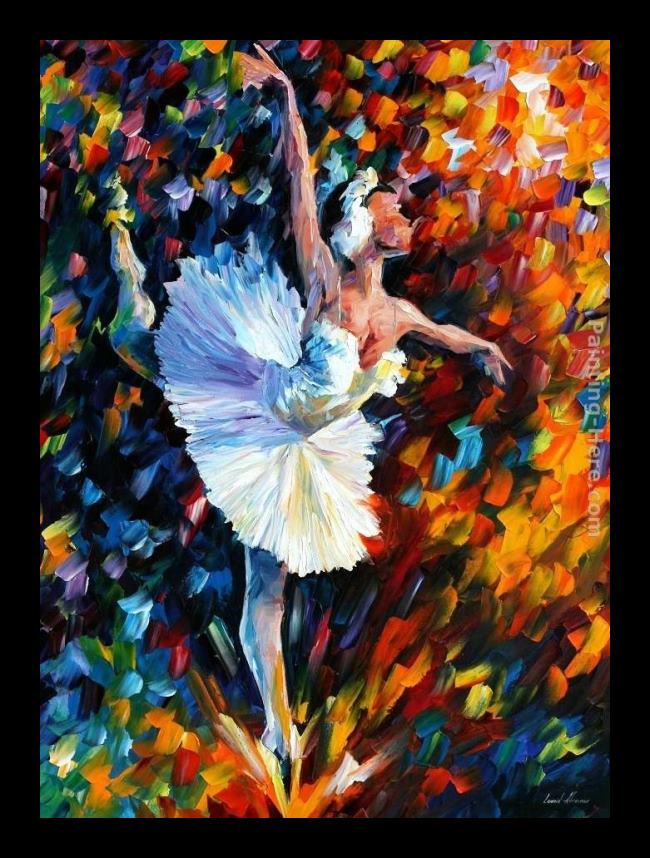 Framed Leonid Afremov dance of the soul painting