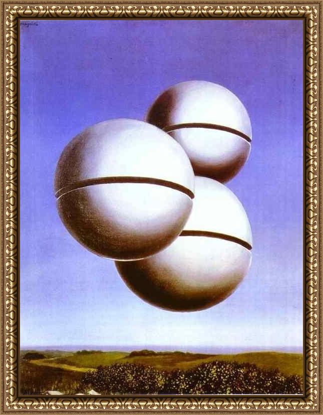 Framed Rene Magritte the voice of the winds painting