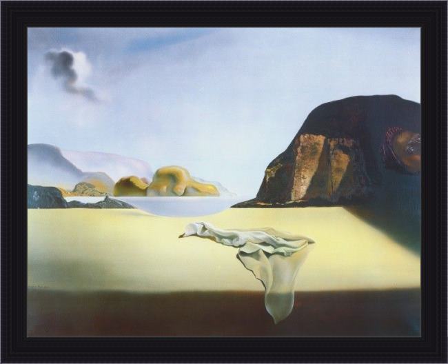 Framed Salvador Dali the transparent simulacrum of the feigned image painting