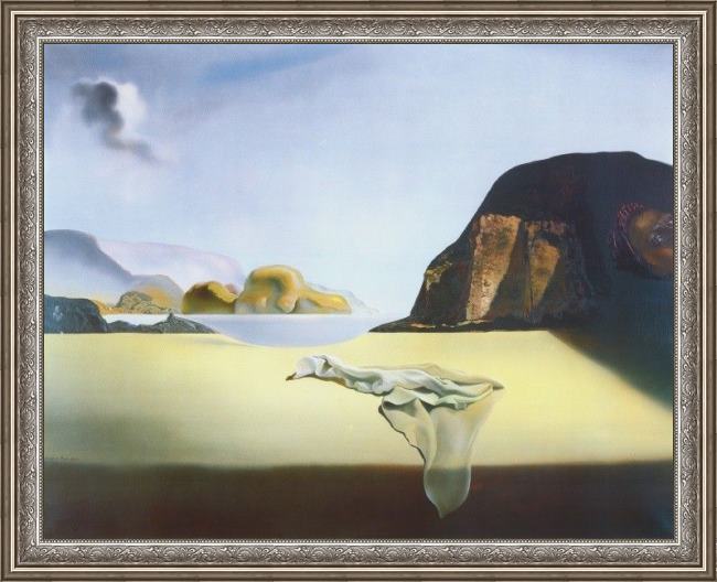 Framed Salvador Dali the transparent simulacrum of the feigned image painting