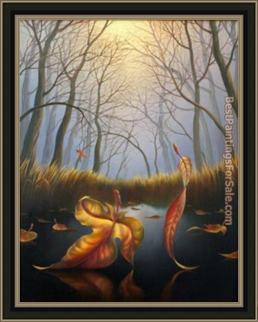 Framed Vladimir Kush love confession painting