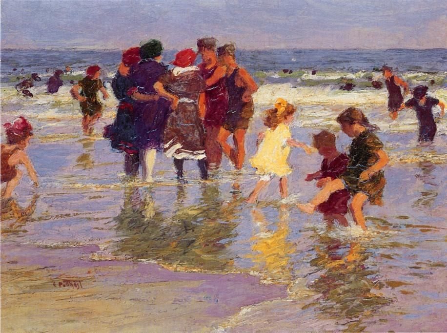 Edward Henry Potthast A July Day Painting 50% off - ArtExpress.ws