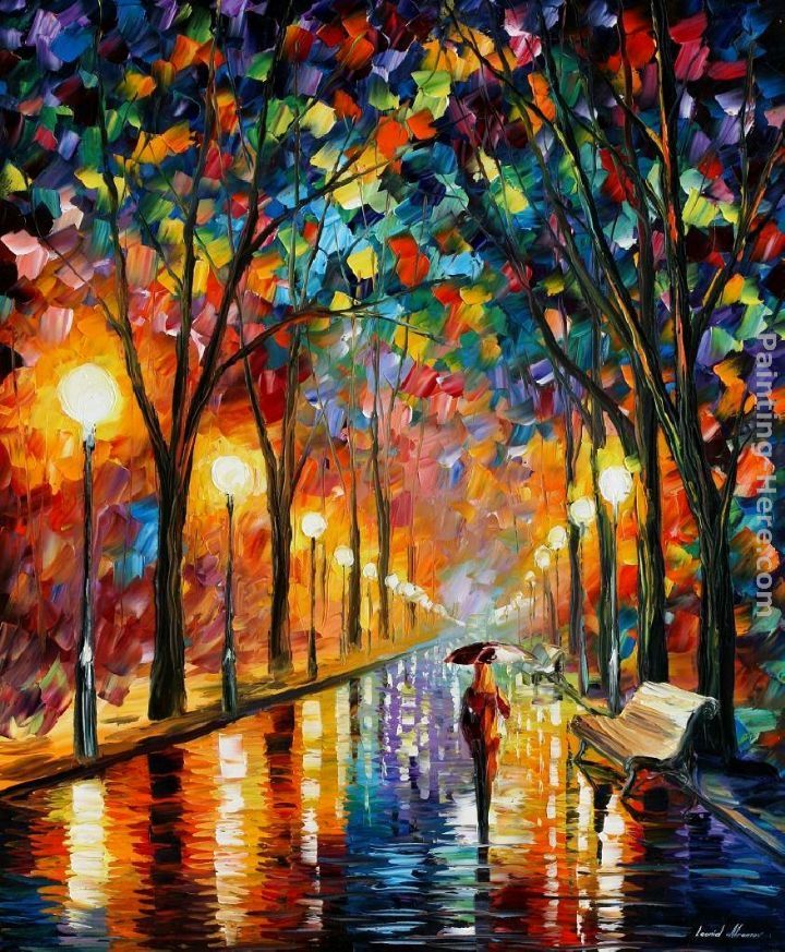 Leonid Afremov BEFORE THE CELEBRATION Painting 50% off - ArtExpress.ws