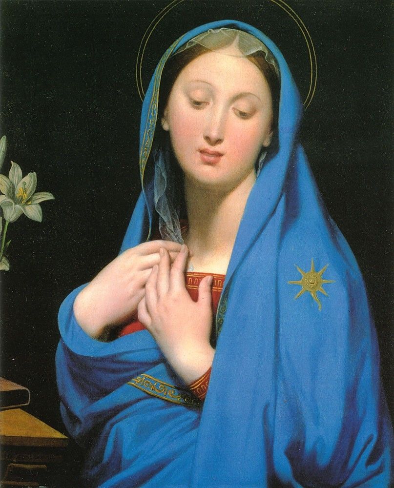 Jean Auguste Dominique Ingres Virgin of the Adoption