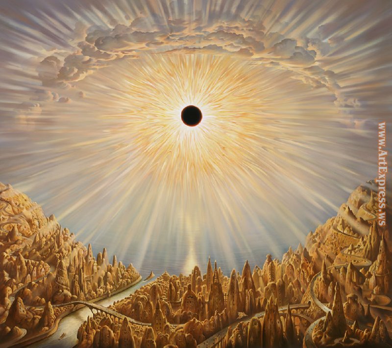 Vladimir Kush Eclipse painting